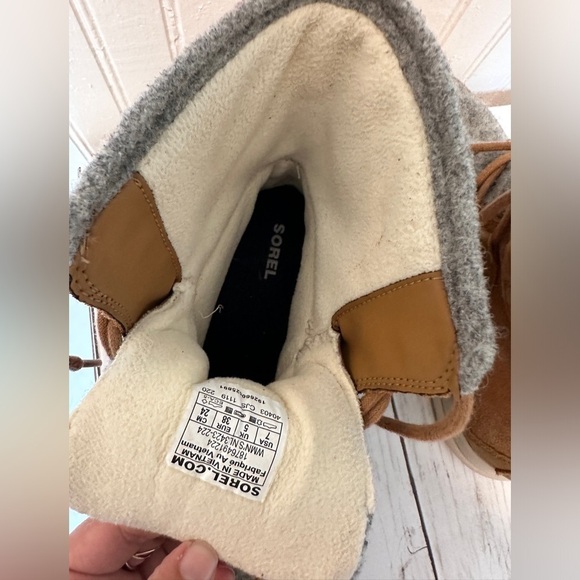 Sorel Women's Explorer II Joan Felt Waterproof Boot Tawny Buff Moonstone.Size 8 - Picture 5 of 13